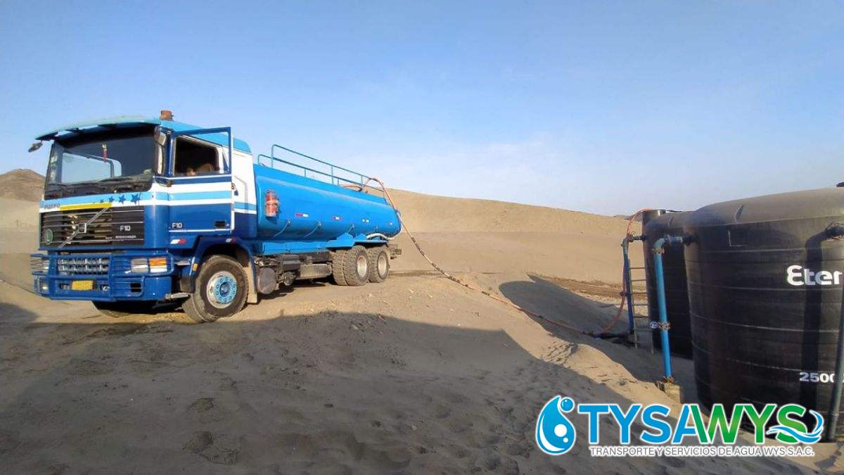 Transporte de Agua Potable Lima | TYSAWYS SAC 24/7 Certificado DIGESA