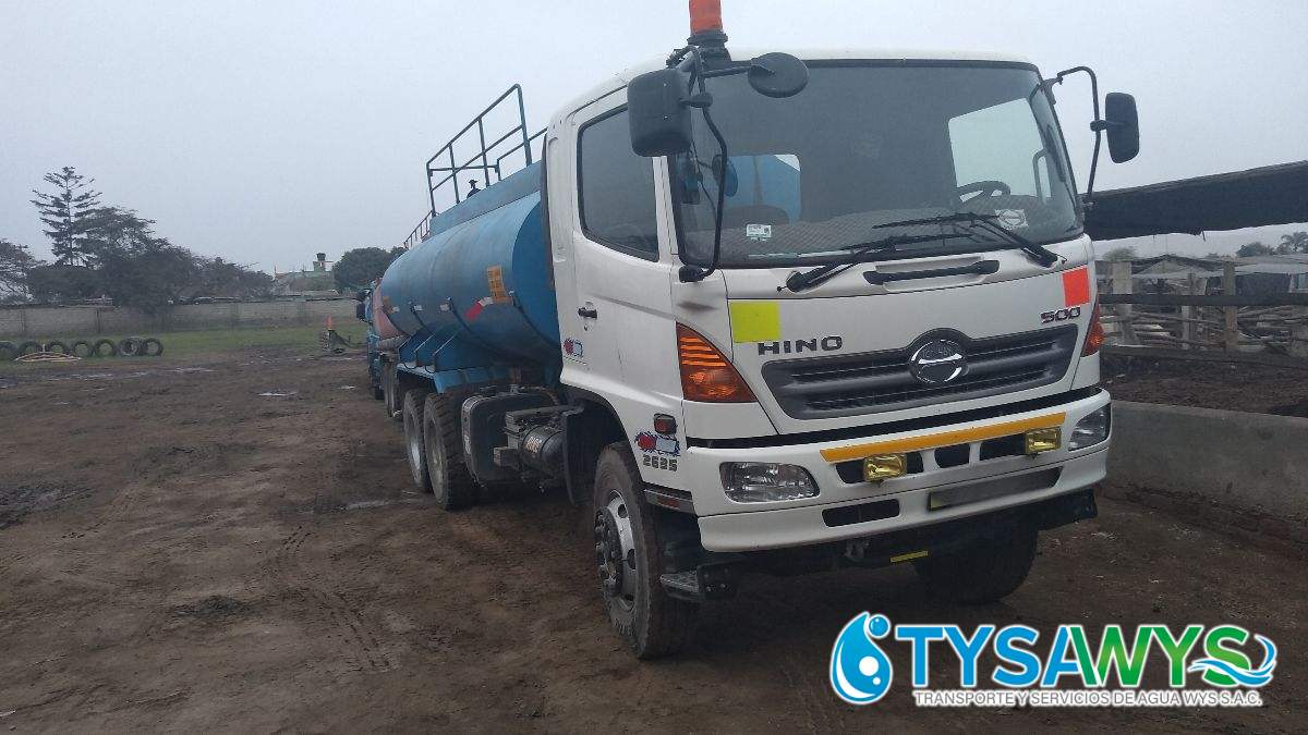 Transporte de Agua Potable en Santa Cruz de Flores | TYSAWYS SAC 24/7 Certificado DIGESA